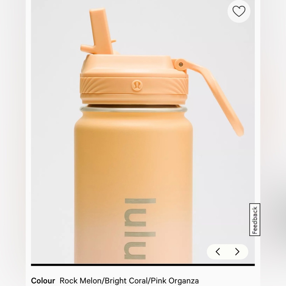✨NWT✨ Lululemon: Back to Life Sport Bottle 24oz
Straw Lid - Picture 2 of 11